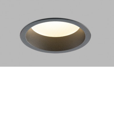 ZETA Stropní podhledové bodové svítidlo, těleso hliník, povrch černá/bílá, difuzor plast opál, LED 10W/15W/25W, teplá 3000K/ neutrální 4000K, Ra90, stmív. TRIAC/DALI-PUSH-Casambi, 230V, IP44, rozměry dle typu.