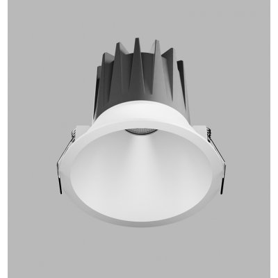 NINO Podhledové bodové svítidlo, hliník a plast, povrch bílá, LED 5W, 350lm, přepín CCT teplá 2700K/3000K/neutr 4000K, Ra90, UGR<19, 230V, IP20, rozměry d=60mm, h=68mm.