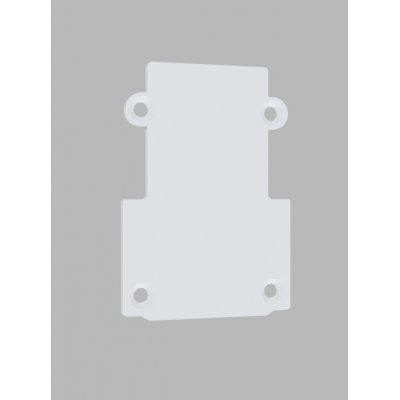 MAG IN END CAP Koncovka profilu, těleso hliník, povrch bílá, rozměry 37x53mm.