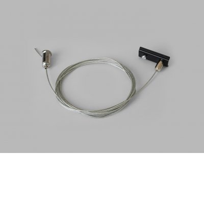 MAG Závěsná sada pro magnetický systém, těleso kov, povrch černá, délka l=3m.