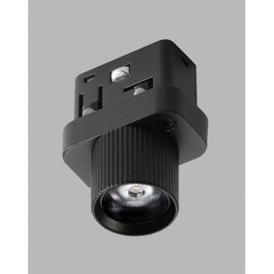 MAG SHOT Svítidlo do magnetického systému, bodové, těleso kov, povrch černá/bílá, LED 2W, 186lm, teplá 3000K/neutrální 4000K, vyzař. úhel 24°, 48V, IP20, rozměry d=22mm, h=45mm.