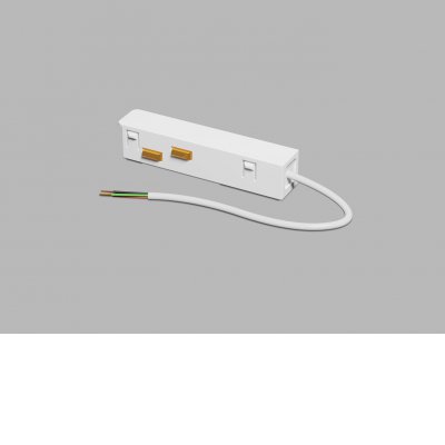 MAG II Napájecí konektor pro napájení magnetického systému osvětlení, materiál plast, bílý, DALI, 48V, IP20,