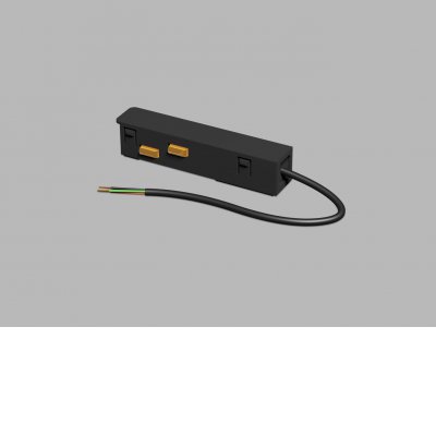 MAG II Napájecí konektor pro magnetický systém, těleso plast, povrch černá/bílá, stmívání DALI, 48V.