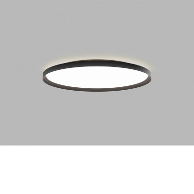 MOON Stropní svítidlo, hliník, bílá, černá, zlatá, difuzor plast opál, LED 36W, 60W, 88W, CCT nast teplota 3000K-4000K, dle provedení stmívání TRIAC, DALI/PUSH, ZigBee, Ra90, 230V, IP20, svítí nahoru/dolů