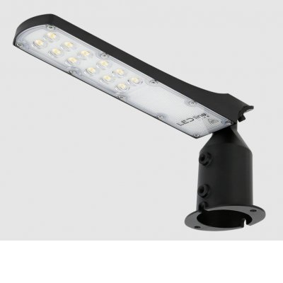 ALANITOS 30W/50W/100W, IP65 Svítidlo pro veřejné osvětlení, nastav. sklon svícení +-15°, těleso hliník, povrch šedá/černá, LED 30W/50W/100W, neutrální 4000K, ULOR 0%, 230V, IP65, IK08, rozměry dle typu, mont na stožár, nebo výložník  d=60mm