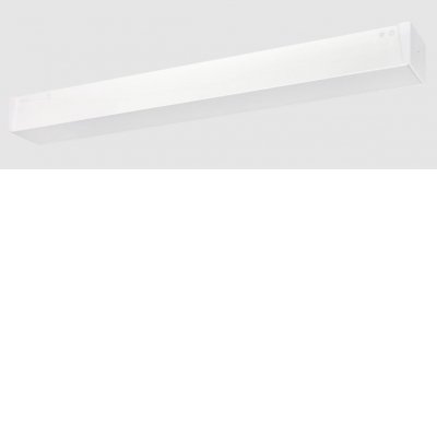 MIHES 40W Přisazené/závěsné svítidlo, těleso plast bílá, LED 40W, 5200lm, neutrální 4000K, vyzař. úhel 120°, Ra80, 230V, IP20, tř.1, rozměry 1158x52x70mm.