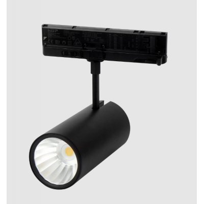 GOES 14-29W/6-20W/12-42W CCT Bodové svítidlo, do 3-fázové lišty, nastav. směr svícení, hliník, bílá/černá, přepínatelný příkon LED 14-29W/6-20W/12-42W, přepín CCT teplá 3000K/neutr 4000K/denní 6000K, vyzař. úhel 36/60°, 230V, IP20, tř.2, rozměry dle typu.