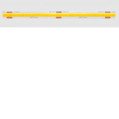 COB, 5W/m, 8W/m, 11W/m, 18W/m 24V LED COB pásek, těleso plast, povrch bílá, 320LED/m, 5/8W/m, teplá 2700K/3000K/neutrální 4000K/denní 6500K, Ra90, dělení po 50mm, 24V, IP66, tř.3, rozměry w=9mm, l=5000mm, cena za 1m.