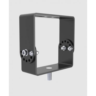 SLUIS základna Základna pro přisazenou montáž, nastavitelný sklon, základna hliník, povrch černá, rozměry l=115mm, průměr d=11mm.