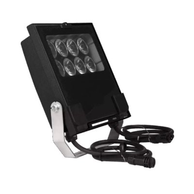 MACHAC 59W IP67 Venkovní svítidlo, reflektor plochý, nastav. směr svícení, těleso kov, povrch černá, krycí sklo čiré, LED 59W, teplá 3000K/neutrální 4000K, vyzař. úhel 12,2°/44,6°, Ra80, 230V, IP67, rozměry 292x300x75mm.