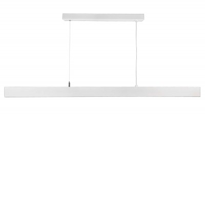 D PROFESSION Závěsné svítidlo, těleso hliník, povrch bílá, LED 28W, neutrální 4000K, 3165lm, stmív TRIAC, UGR<19, Ra80, 230V, IP20, rozměry 1177x53x53mm, vč závěs lanka l=3000mm, lze zkrátit, svítí dolů.