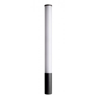 ALHENA Venkovní sloupkové svítidlo, těleso hliník, povrch černá antracit, difuzor plast, LED 36W, 3900lm, teplá 3000K, 230V, IP65, tř.1, rozměry d=110mm, h=1500mm.