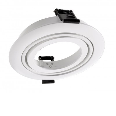 MODULAR SYSTEM Podhledové bodové svítidlo, materiál hliník, povrch bílá, pro LED modul 31W, rozměry d=130mm, h=30mm, POUZE rámeček, LED modul SAMOSTANĚ
