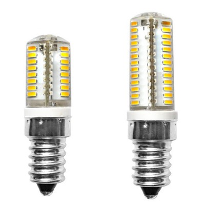 LED žárovka E14 Světelný zdroj, žárovka válcová LED 5W, E14, teplá 3000K, 400lm, 230V, d=15mm, l=60mm