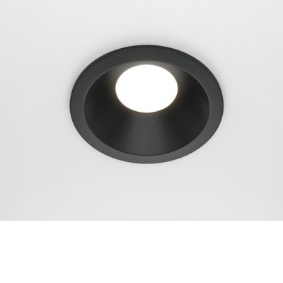 GERITE BI R 1x50W, GU10, IP65/IP20 Stropní podhledové bodové svítidlo, těleso kov, povrch bílá/černá, pro žárovku 1x50W, GU10, 230V, IP65/IP20, tř.2, rozměry d=85mm, h=45mm.