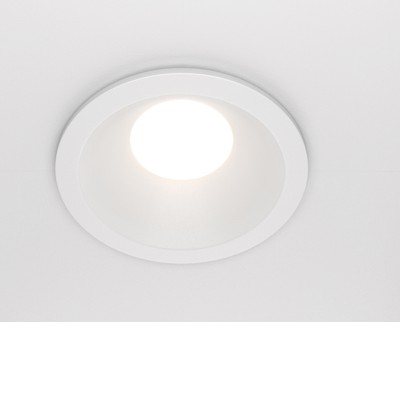 GERITE BI R 1x50W, GU10, IP65 Stropní podhledové bodové svítidlo, těleso kov, povrch bílá, pro žárovku 1x50W, GU10, 230V, IP65, tř.2, rozměry d=85mm, h=45mm.