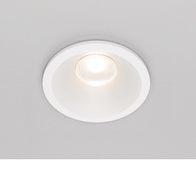 GERITE BI R 6W, IP65 Stropní podhledové bodové svítidlo, těleso kov, povrch bílá, LED 6W, 440lm, neutrální 4000K, stmív TRIAC, Ra90, 230V, IP65, tř.2, rozměry d=60mm, h=60mm.