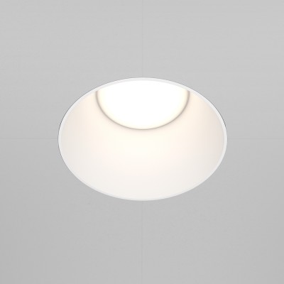 TEREZ BI R 1x20W, GU10 Stropní podhledové bodové svítidlo, těleso kov, povrch bílá, reflektor bílá, pro žárovku 1x20W, GU10, 230V, IP20, tř.2, rozměry d=140mm, h=55mm.