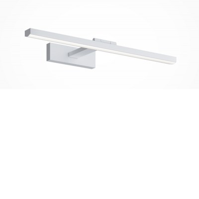 CHLAPO WL 12W Nástěnné svítidlo k zrcadlu, nastav. směr svícení, těleso kov, povrch bílá, difuzor plast opál, LED 12W, 820lm, neutrální 4000K, Ra80, 230V, IP20, rozměry 495x50x200mm.