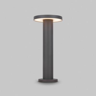 IRA FL 12W, IP65 Sloupkové venkovní svítidlo, těleso kov, povrch černá grafit, difuzor plast opál, LED 12W, 1000lm, teplá 3000K, Ra80, 230V, IP65, rozměry d=180mm, výška dle typu, svítí dolů.