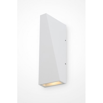 JENY WL 6W IP54 Nástěnné venkovní svítidlo, těleso kov, povrch bílá, difuzor plast opál, LED 6W, 100lm, teplá 3200K, Ra80, 230V, IP54, tř.1, rozměry 90x200x90mm, svítí nahoru/dolů.
