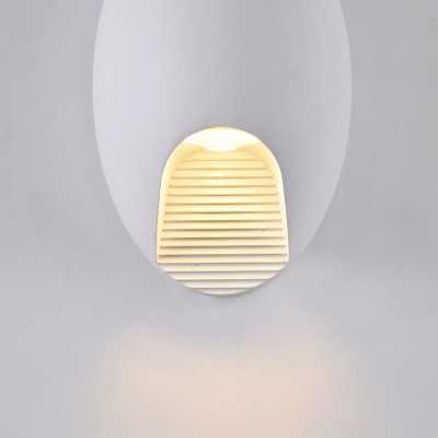 JENY WL II 6W IP54 Nástěnné venkovní svítidlo, těleso kov, povrch bílá, LED 6W, 380lm, teplá 3000K, Ra80, 230V, IP54, tř.1, rozměry 160x160x100mm, svítí nahoru/dolů.