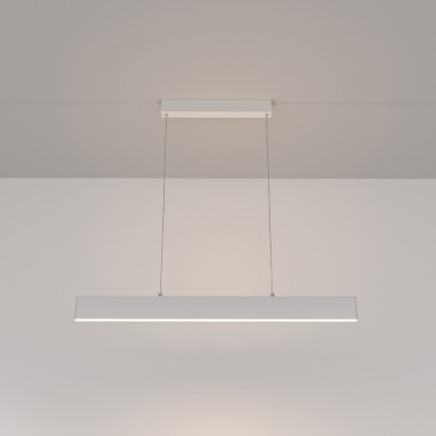 DAISE HL 30W Závěsné svítidlo, těleso kov, povrch bílá, difuzor plast opál, LED 30W, 2000lm, neutrální 4000K, Ra80, 230V, IP20, tř.1, rozměry 1185x40mm, vč závěs lanka l=1300mm, lze zkrátit, svítí nahoru/dolů.