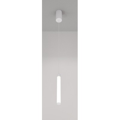KAZI HL 10W Závěsné svítidlo, těleso hliník, povrch bílá, difuzor plast opál, LED 10W, 1000lm, teplá 3000K, Ra80, 230V, IP20, tř.1, rozměry d=30mm, vč závěs kabelu l=2130mm, lze zkrátit.