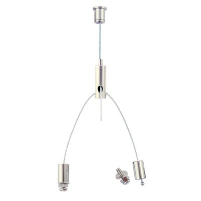 LZ01 Y, 1500mm Stavitelný lankový závěs pro svítidla Y, materiál kov, nosnost 15kg, lanko d=1,5mm, l=1500mm, 1ks v balení