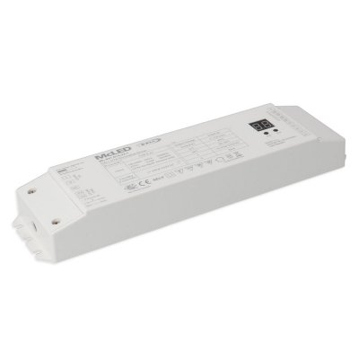 LED zdroj I DALI-PUSH 75W/100W, 24V Napájecí zdroj pro LED, vstup 230V, 75W/3,125A, 100W/4,1A, 4 výstupní kanály, stmívání DALI/PUSH, 24V, IP20, tř.2, rozměry 244x64x32mm