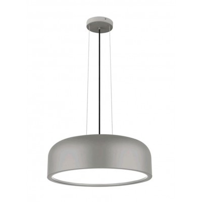 PERLETO Závěsné svítidlo, základna kov, stínítko kov, povrch šedá, bílá, černá mat,  pro žárovku 3X60W, E27, 230V, IP20, rozměry d=480mm h=150mm, vč.závěsného kabelu l=1330mm, lze zkrátit
