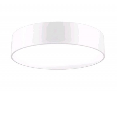 FINEZZA Stropní svítidlo, těleso kov, povrch bílá, difuzor plast opál, pro žárovku 3x40W, E27, 230V, IP20, rozměry d=500mm h=120mm