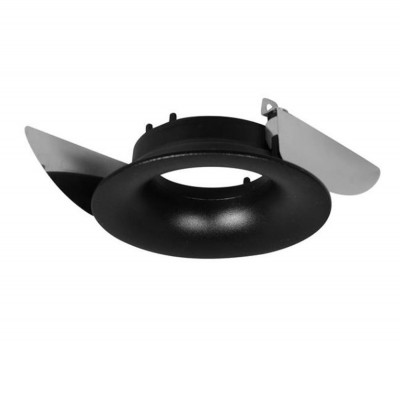 OTTAVIA Stropní, podhledové svítidlo, těleso hliník, povrch černá, pro žárovku 1x50W, GU10, 230V, IP20, rozměry d=82mm h=22mm
