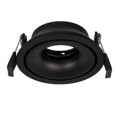 ENZO Stropní, podhledové svítidlo, těleso hliník, povrch černá, pro žárovku 1x50W, GU10, 230V, IP20, rozměry d=105mm h=33mm