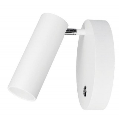 UMBERTO Nástěnné svítidlo, nastavitelný směr svícení, těleso hliník, povrch bílá, pro žárovku 1x35W, GU10, stmívatelné, 230V, IP20, rozměry d=150mm h=150mm