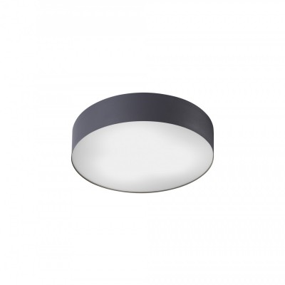 ULIO 3x10W, E14, IP20 Stropní přisazené svítidlo, kruh, těleso hliník, povrch graphit, difuzor plast opál, pro žárovku 3x10W, E14, 230V, IP20, tř.1, rozměry d=405mm, h=90mm