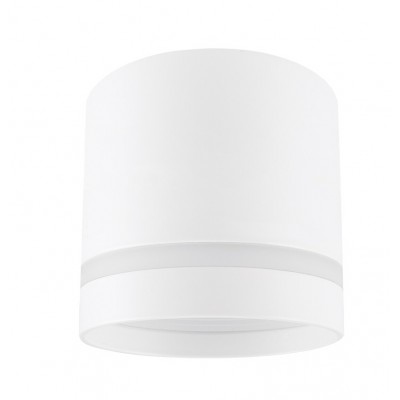 KERES 1x12W, GX53, IP20 Stropní přisazené svítidlo, těleso hliník, povrch bílá, difuzor plast opál, pro LED 1x12W, GX53, 230V, IP20, tř.1, rozměry d=85mm, h=83mm
