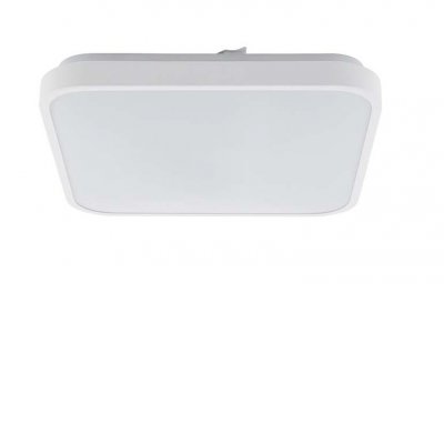 ZONULA SQ 16W IP44 Stropní, přisazené svítidlo, základna kov, povrch bílá, difuzor plast, LED 16W, 1500lm, neutrální 4000K, Ra80, 230V, do koupelny IP44, tř.1, rozměry 335x335x50mm.