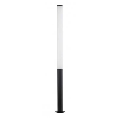 SANAK 100W IP54 Sloupkové venkovní svítidlo, těleso hliník, povrch černá, difuzor plast opál, LED 100W, 7800lm, teplá 3000K, Ra80, 230V, IP54, tř.1, rozměry d=100mm, h=2000mm.