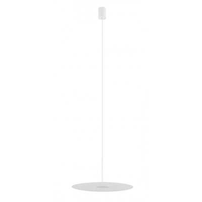 YDOLUM HL 1x12W GX53 Závěsné svítidlo, lustr, základna kov, povrch bílá, pro žárovku 1x12W, GX53, 230V, IP20, rozměry d=400mm, vč závěs kabelu l=1400mm, lze zkrátit.