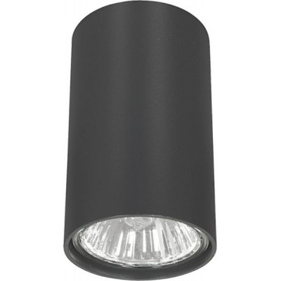 SCENA S95 35W GU10 Stropní, přisazené, bodové svítidlo, těleso kov, povrch černá grafitová, pro žárovku 1x35W, GU10 ES50, 230V, IP20, d=55mm, h=95mm