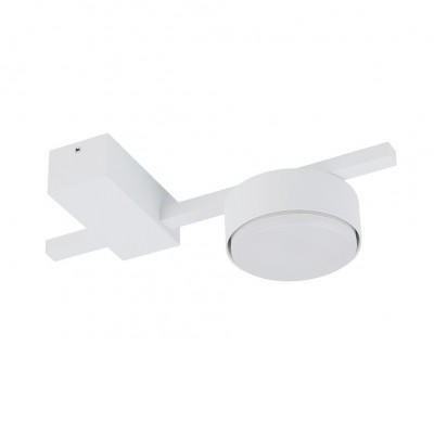 LIPRIS 1x12W, GX53, IP20 Stropní přisazené svítidlo, těleso hliník/kov, povrch černá, pro LED 1x12W, GX53, 230V, IP20, tř.1, rozměry l=230mm, h=55mm