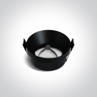 IZEGE V 1x10W GU10 Podhledové, bodové, komínkové, Darklight, svítidlo, těleso hliník, povrch černá/mosaz/bílá, pro žárovku 1x10W, GU10, MR16, 230V, IP20, rozměry d=71mm, h=40mm