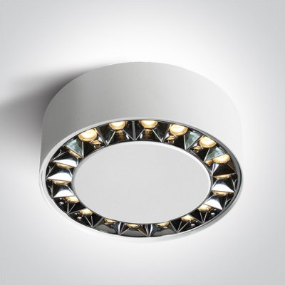 THUIN PL 6W/12W/20W/24W Stropní přisazené bodové buňkové svítidlo, těleso kov, povrch bílá/černá, LED 6W/480lm, 12W/960lm, 20W/1600lm, 24W/1900lm, teplá 3000K, Ra90, vyzař. úhel 38°, 230V, IP20, tř.1, rozměry dle typu.