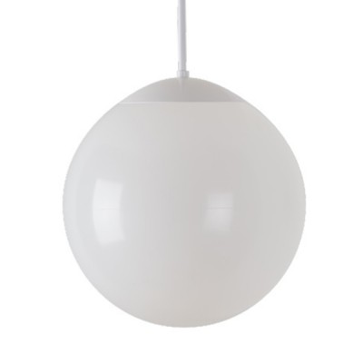 ISIS P2 LED-5L06C04Z11 22W D=300mm Závěsné svítidlo, základna kov, povrch bílá, difuzor PE opál, LED 22W, 2970lm, teplá 3000K, 230V, IP40, tř.1, d=300mm, vč tyčového závěsu l=1000mm