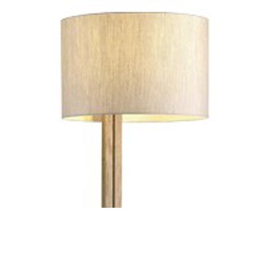 SHADE stojací lampa ŠEDO-ORANŽOVÁ Stojací lampa, materiál dřevo, stínítko textil šedo-oranžová, pro žárovku 1x40W, E27, 230V, IP20, tř.1, rozměry: d=460mm, h=1800mm, stínítko pohyblivé nahoru/dolu