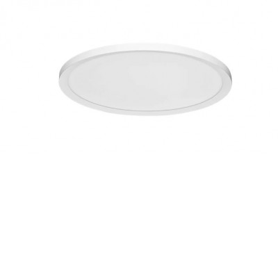 PUERI 36W CCT Stropní přisazené svítidlo, hliník, bílá, dif plast opál, LED 36W, 2985lm, nast. CCT teplá 3000K-neutrální 4000K, 230V, IP20, d=400mm, h=50mm, svítí nahoru/dolů.