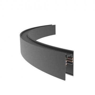 HOROS oblouková lišta Přisazená oblouková lišta pro magnetický systém, materiál hliník, povrch černá, 48V, rozměry: h=52mm, l=785mm, průměr kružnice 1000mm.