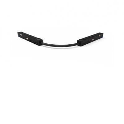 HOROS konektor "L" Napájecí konektor pro rohovou spojku magnetického systému, těleso kov, povrch černá, 48V, rozměry l=405mm.