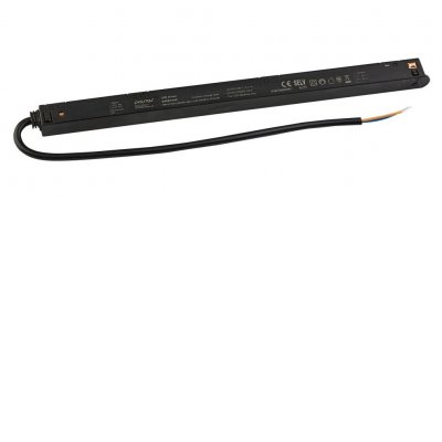 LED zdroj 48V, 100W Napájecí zdroj pro LED, napěťový, těleso plast bílá, výstup 48V, 100W, IP20, tř.2, rozměry l=310mm.